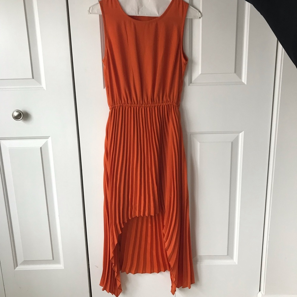 Bb Dakota Orange High Low Dress